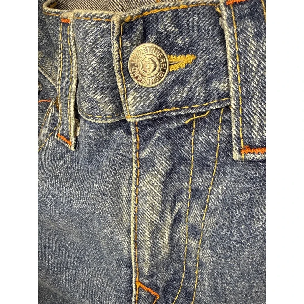 Vintage True Religion Joey Flare Jeans Men’s Cutoff USA Bootcut Stretch Size 31